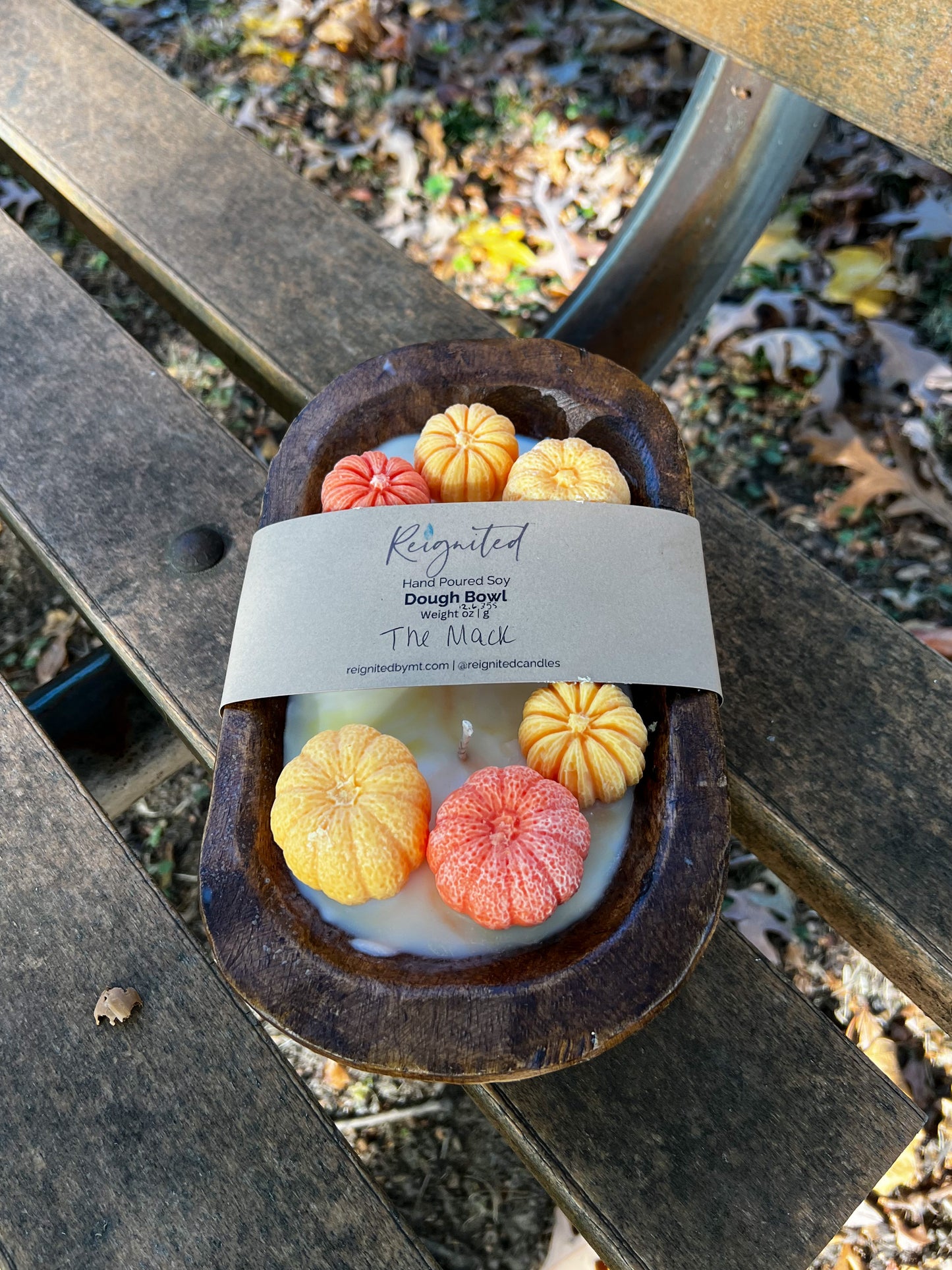 Fall Dough Bowl Candle