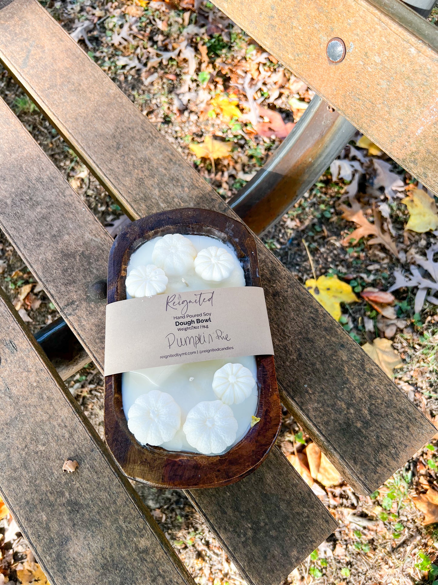 Fall Dough Bowl Candle