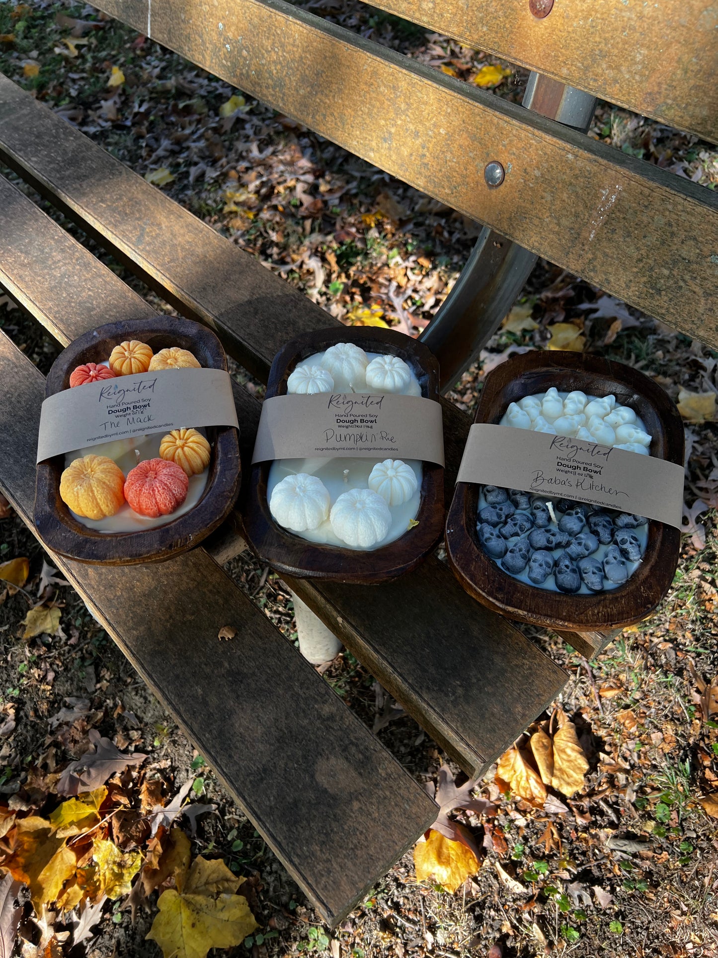 Fall Dough Bowl Candle
